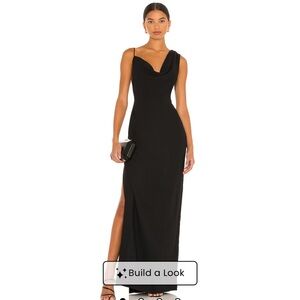 Amanda Uprichard Black Maxi Dress